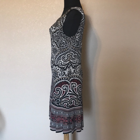 White House Black Market Swing Dress Sz S (4-6) - Picture 6 of 7